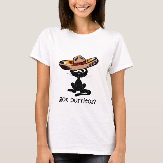 Roliga harburritos t shirt (Framsida)