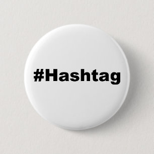 Roliga Hashtag Knapp