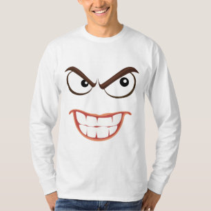 Roliga herr-T-shirts, DEMENTED FACE T Shirt