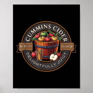 Roliga herrkläder Cummins Cider Poster