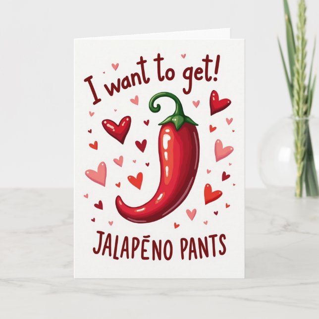Roliga heta Jalapeno-byxor kort (Framsida)