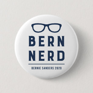 Roliga HipsterBernie slipmaskiner för presidenten Knapp
