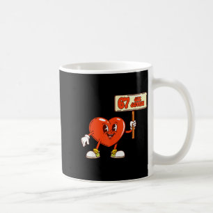 Roliga Hjärtan 67 Alla Hjärtans Dag Sex Sju Meme G Kaffemugg
