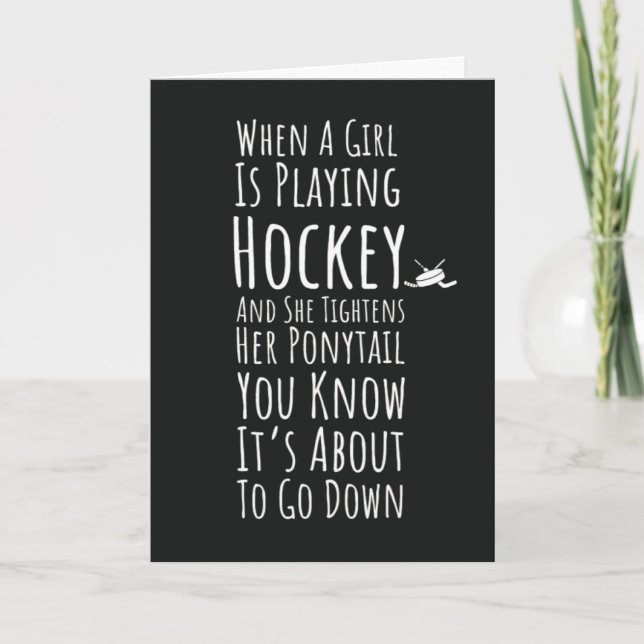 Roliga Hockey Flickor Kort Damlag Barn Spelare (Framsida)