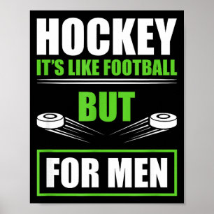 Roliga hockeycitat farsdag herrhockey poster