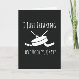 Roliga Hockeykort Kanada Santa Claus Älskare Spela Kort