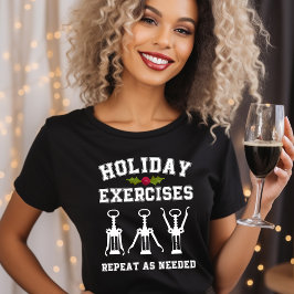 Roliga Höjdagsövningar Upprepa Vid Behov Roligt Vi T Shirt