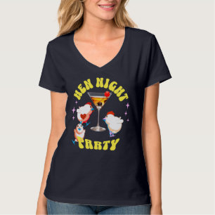 Roliga höns nattfest Rolig kyckling T Shirt