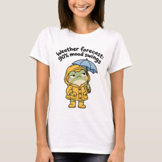 Roliga humörsvängningar Väderprognos Tecknad t-shi T Shirt