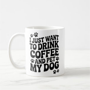 Roliga hundälskare-citat-mugg Hundmamma Hundpappa- Kaffemugg