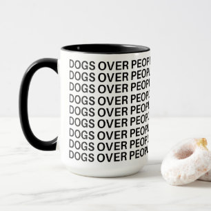 Roliga hundar över människor Kaffe kopp för hundäl