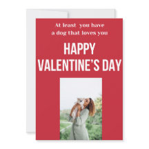 Roliga hundvalentinskort present semestkort
