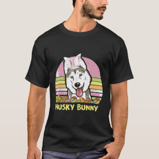 Roliga Husky Kanin Hundälskare Thanksgiving-dagspr T Shirt
