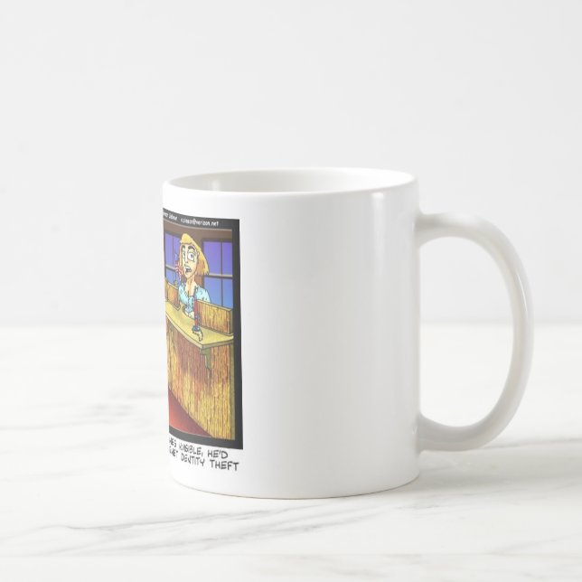 Roliga Identitetsstöldpresenter T-shirts & Samlaro Kaffemugg (Höger)