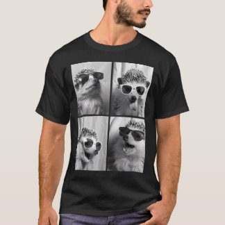 Roliga Igelkottar Solglasögon Coola Skogsdjur T Shirt