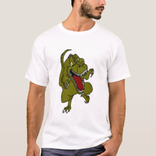 Roliga ilskna Dinosaurmanar T-tröja T Shirt