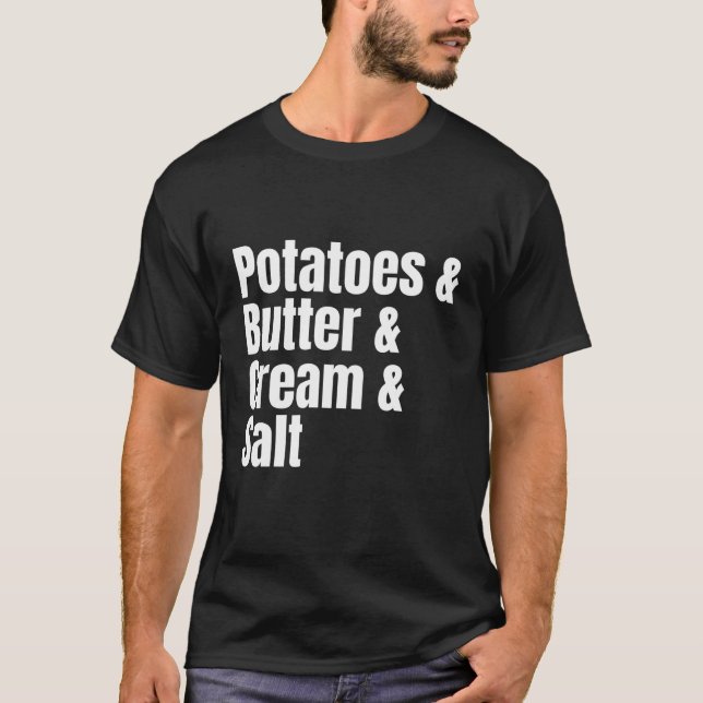 Roliga ingredienser till Thanksgiving Potatispuré T Shirt (Framsida)