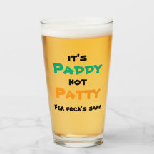 Roliga irländska Paddy Inte Patty Flaggfärger
