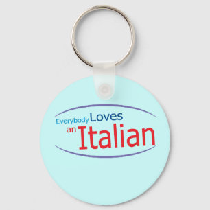 Roliga italienska Keychain Nyckelring