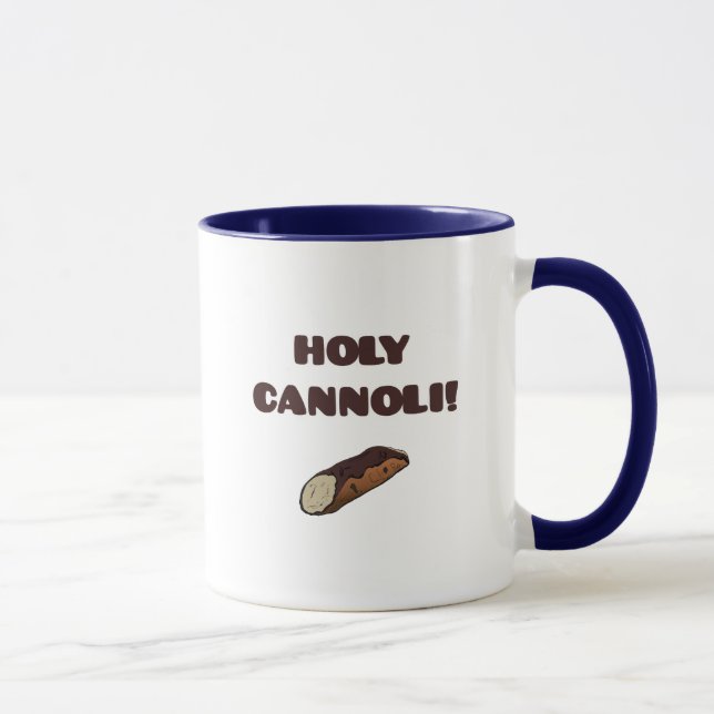 Roliga italienska muggen Heliga Cannoli Mugg (Höger)