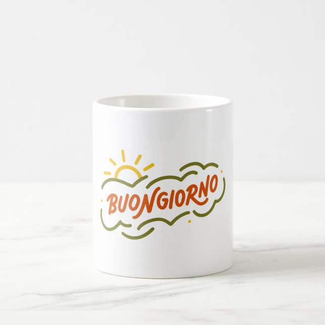 Roliga italienska stolthetskaffemuggar kaffemugg (Center)