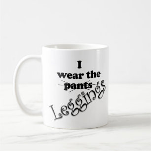 Roliga jag har byxorna Leggings Kaffemugg
