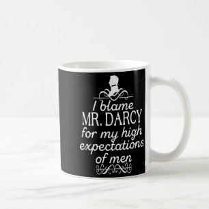 Roliga Jane Austen Mr Darcy Citat Bokklubb T-Shirt Kaffemugg