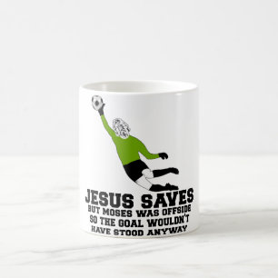 Roliga Jesus sparar Kaffemugg