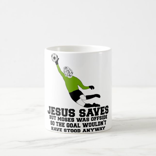 Roliga Jesus sparar Kaffemugg (Center)