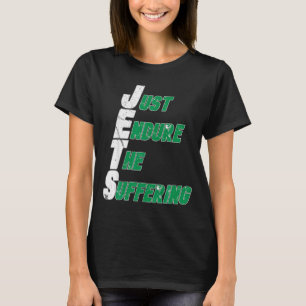 Roliga Jets uthärdar bara det lidande fotbollen T Shirt
