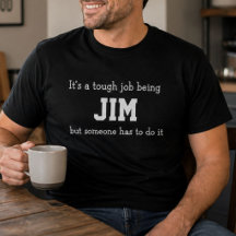 Roliga Jim Personliga Födelsedags Tuffa Jobb