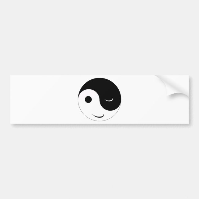 Roliga Jin Jang Bildekal (Framsidan)