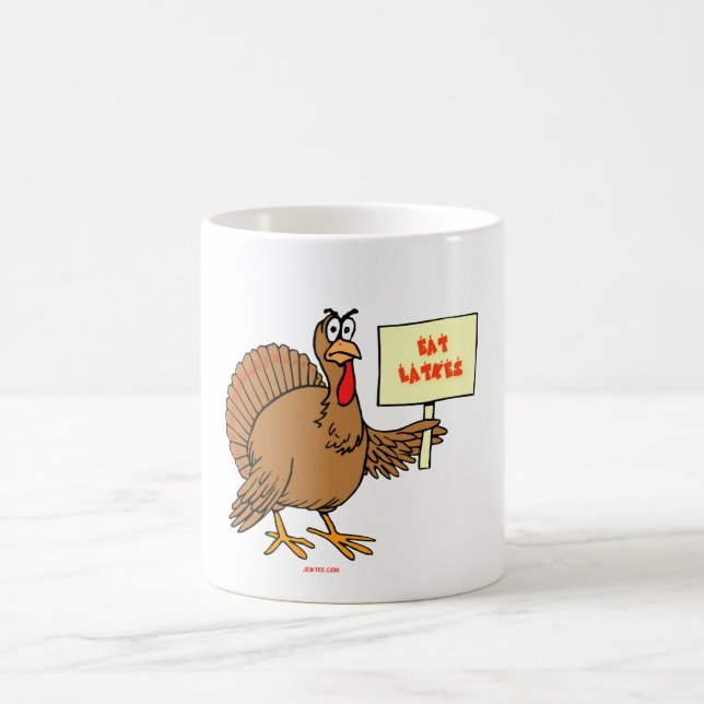 ROLIGA JUDISKA GÅVOR FÖR THNAKSGIVUKKAH HANUKKAH KAFFEMUGG (Center)