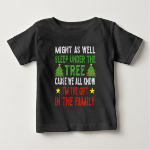 Roliga jul barns jul pyjamas flickor pojkar t shirt
