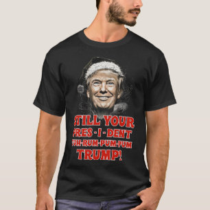 Roliga jul-President Trump-pyjamor Fula Chris T Shirt
