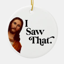 Roliga juldekorationer, jag såg att Jesus