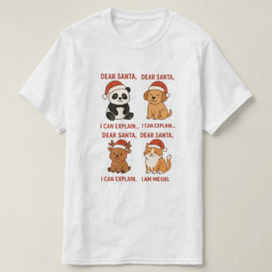 “Roliga juldjur med tomteluvor – söta T Shirt