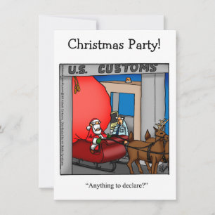 Roliga julfestinladningar inbjudningar