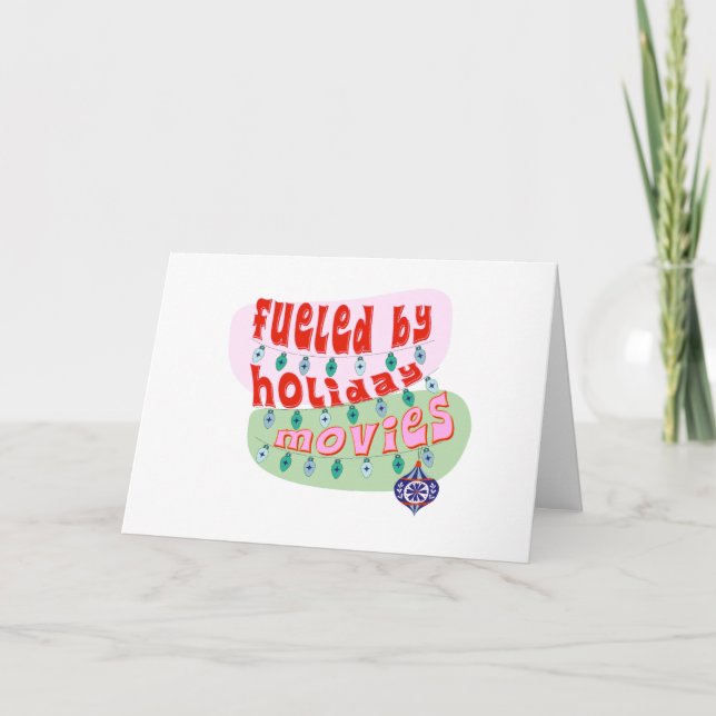 Roliga julfilmskanal Holiday-mugg Kort (Framsida)
