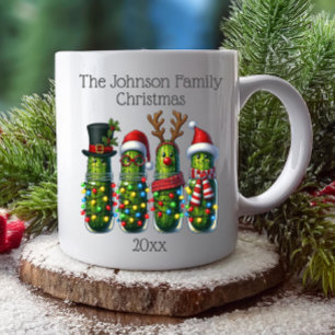 Roliga julgurkor familjenamn kaffemugg