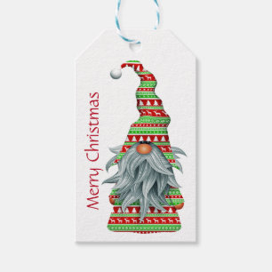 Roliga julklappskort - OTT Gnome Presentetikett