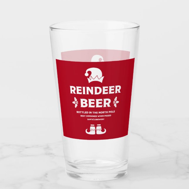 Roliga julölsetiketter glaskopp (Framsida)