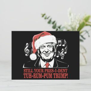 Roliga julpresident Trump Pyjamas ful jul Julkort