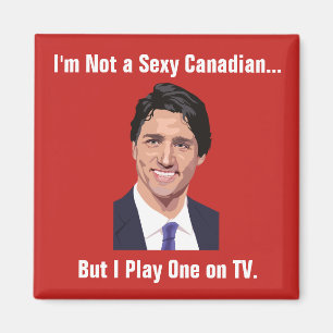 Roliga Justin Trudeau Magnet