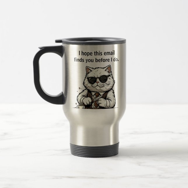 Roliga kaffemuggar med typografi Klockren present  (Vänster)