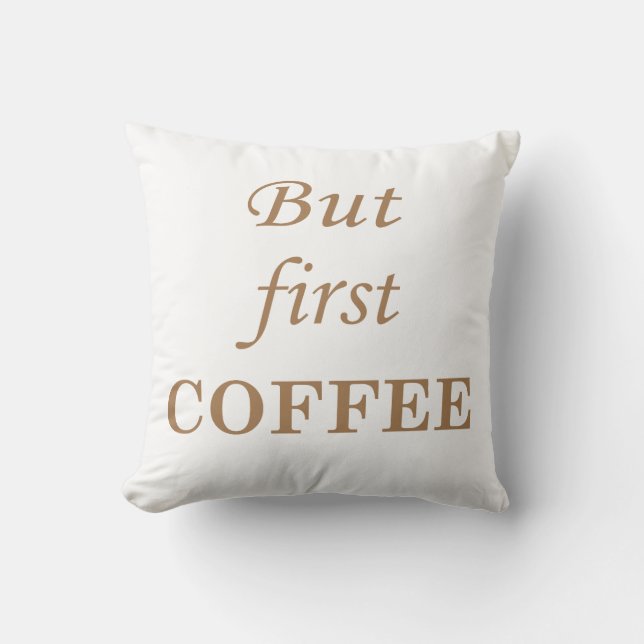 Roliga kafferostrumpor kudde (Framsida)