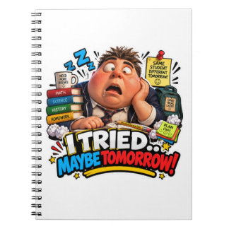 Roliga karaktärer tillbaka till skolan ballong anteckningsbok