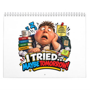 Roliga karaktärer tillbaka till skolan ballong kalender