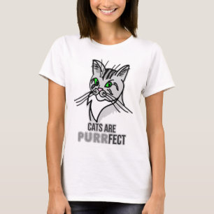 Roliga Katt Katter Är Underbara T Shirt