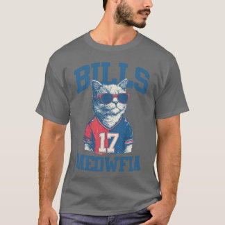 Roliga kattälskare Buffalo Bills s Bills Meowfia k T Shirt
